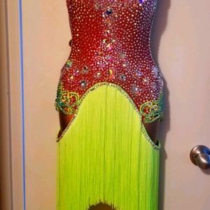 Stunning ballroom Latin/Rhythm dance dress